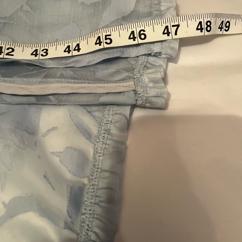 NWOT Anthropologie size L Campbell lace tiered midi dress in light blue - Picture 11 of 12
